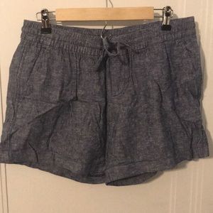 Old Navy Heather Blue Drawstring Shorts